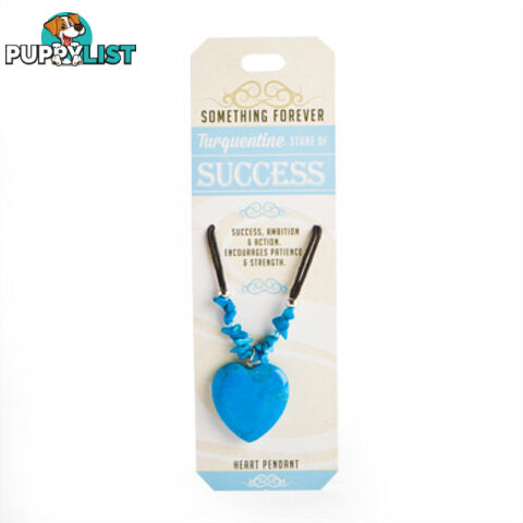 Something Forever â Turquentine Heart Pendant â Stone of Success