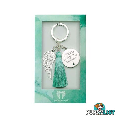 You Are An Angel Tassel Keychain - You Are The Reason - The Aird Group - 9316188083089