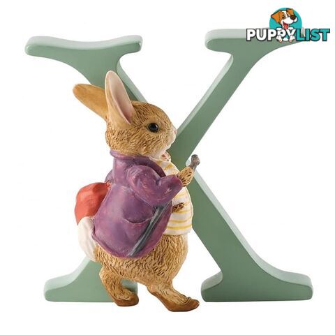 Beatrix Potter Alphabet - Letter X â Old Mr. Benjamin Bunny - Peter Rabbit - 720322150169