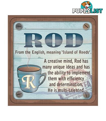 Personalised Cuppa Coasters - Rod