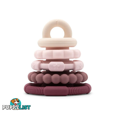 Rainbow Stacker and Teether Toy - Dusty - Jellystone Designs - 9343900003520