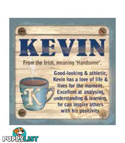 Personalised Cuppa Coasters - Kevin