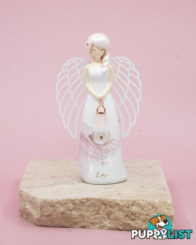 You Are An Angel Figurine -Â Love - Rose Quartz - You Are An Angel - 9316188092876