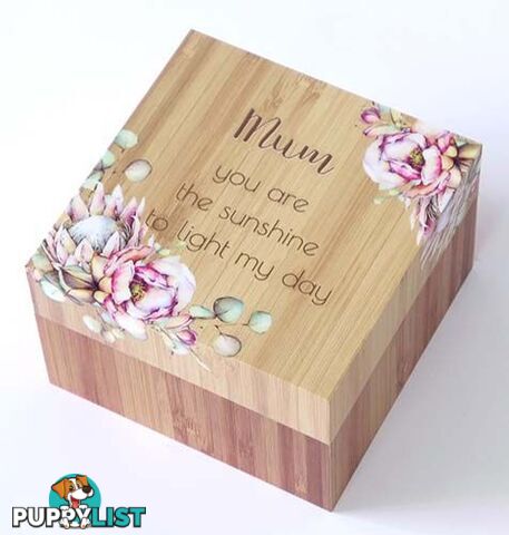 Bunch Of Joy Trinket Box 12cm Mum