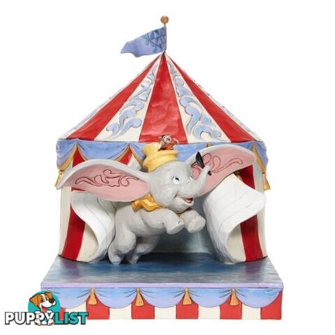 Disney Traditions - 24cm/9.5" Dumbo Flying out of Tent Scene - Disney Traditions - 0028399282388