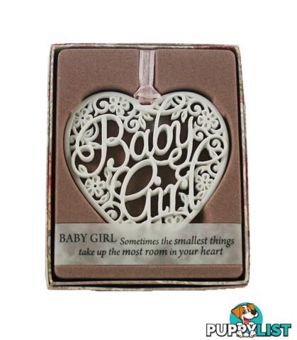 Delicate Words â Baby Girl Sentiment Hanger - Delicate Words - 886767052595