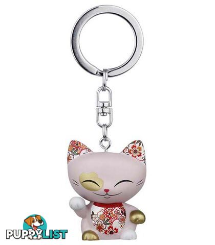 Mani The Lucky Cat Keychain â Lavender