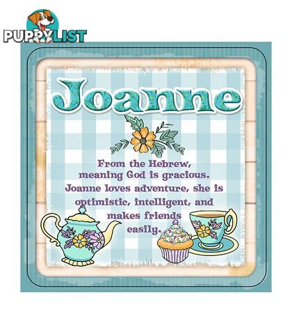 Personalised Cuppa Coasters - Joanne