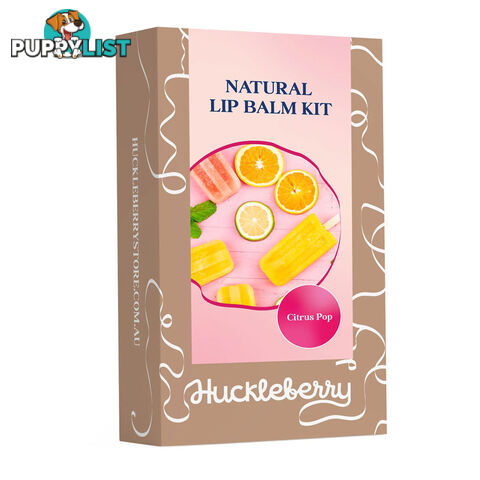 Make Your Own Lip Balm Kit - Citrus Pop - Huckleberry - 9354901000029