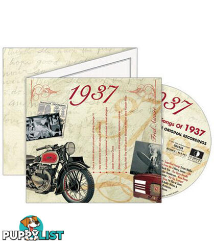 1937 Classic Years CD Card