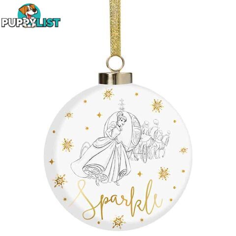 Disney Christmas Bauble - Cinderella Sparkle - Widdop - 5017224904880