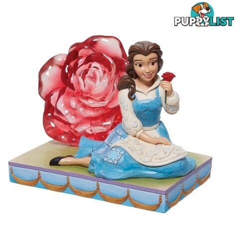 Disney Traditions - 12cm/4.7" Belle With Clear Rose - Disney Tradition - 0028399340071