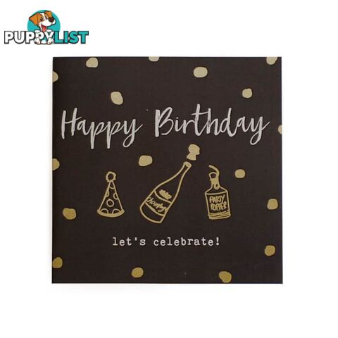 Classic Piano Gift Card - Happy Birthday, let's celebrate!