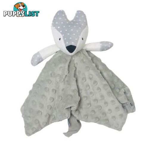 ES Kids - Fox Comforter with Rattle - Grey - 30cm - Es Kids - 9347538008360