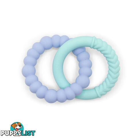 Sunshine Teether Soft Mint and Soft Blue - Jellystone Designs - 9343900007023