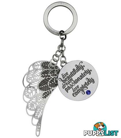 You Are An Angel Keychain - Live Beautifully