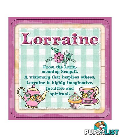 Personalised Cuppa Coasters - Lorraine