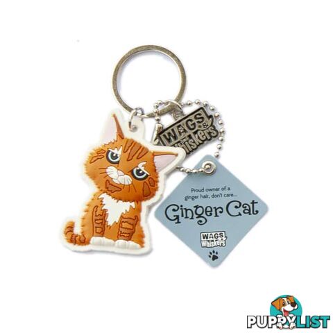 Wags & Whiskers Keyring - Ginger Cat 2 - History & Heraldry - 886767110868