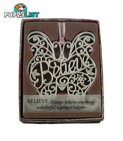 Delicate Words â Believe Sentiment Hanger - Delicate Words - 886767052520