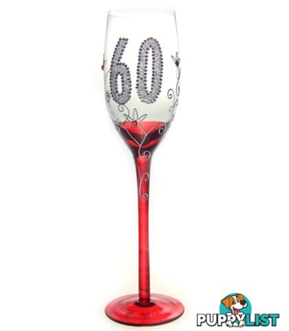 60th Birthday Traditional Champagne Flute