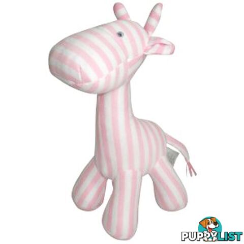 ES Kids - Pink Stripe Giraffe Rattle