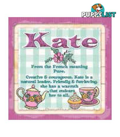 Personalised Cuppa Coasters - Kate