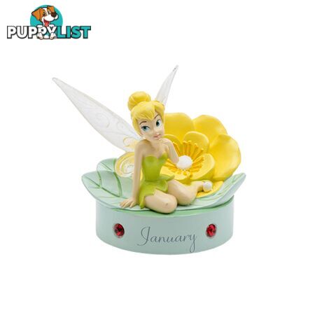 TINKER BELL: BIRTHSTONE SCULPTURE - JANUARY - Disney Gifts - 5017224916432