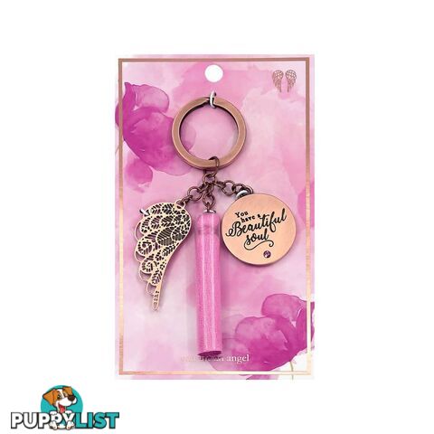 You Are An Angel Keychain Charm - Beautiful Soul - The Aird Group - 9316188087650