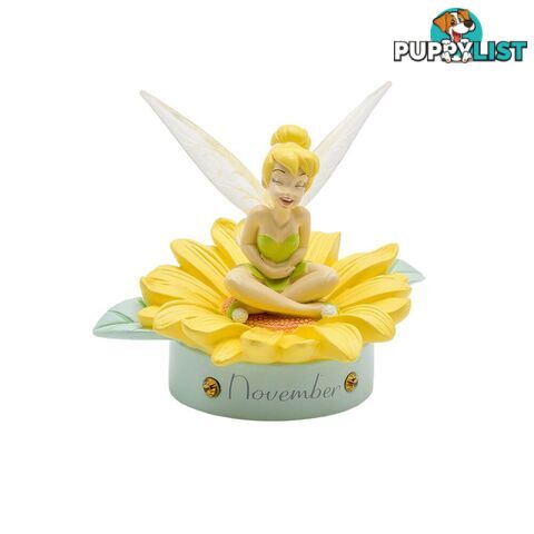 TINKER BELL: BIRTHSTONE SCULPTURE - NOVEMBER - Disney Gifts - 5017224916470