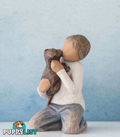 Willow Tree - Kindness Boy Figurine (darker skin tone and hair colour) - Above all, kindness - Willow Tree - 638713369161