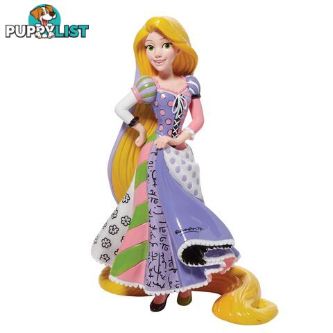 Disney by Britto Rapunzel Large Figurine, 18.5cm Height - Disney by Britto - 028399318841