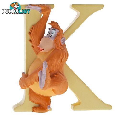 Disney Enchanting Alphabet K - King Louie Figurine - Disney Enchanting - 720322295563