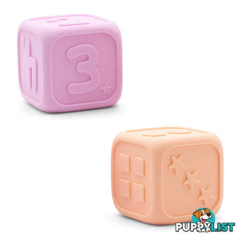 My First Dice Bubblegum and Peach - Jellystone Designs - 9343900007177