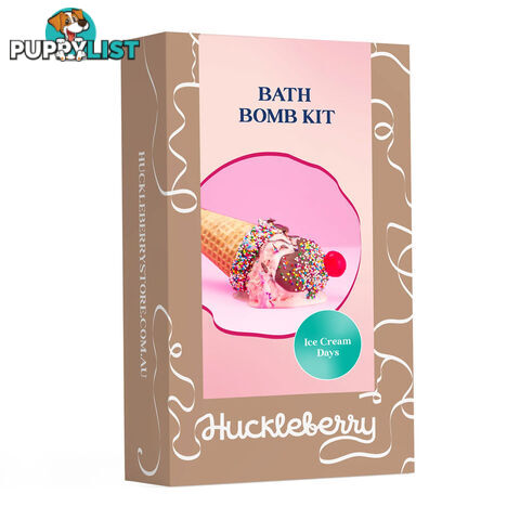 Make Your Own Bath Bombs Kit - Ice Cream Days - Huckleberry - 9354901000210