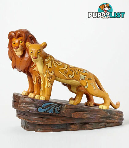 Jim Shore Disney Traditions Simba and Nala Figurine - Lion King Love at Pride Rock - Disney Traditions - 0045544667982