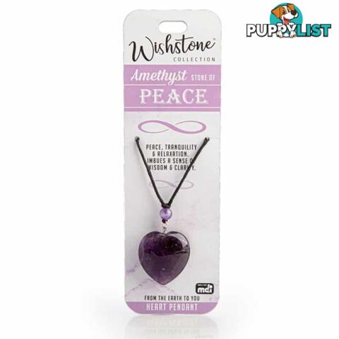 Wishstone Collection - Amethyst Heart Pendant (Something Forever) - 5099563119156