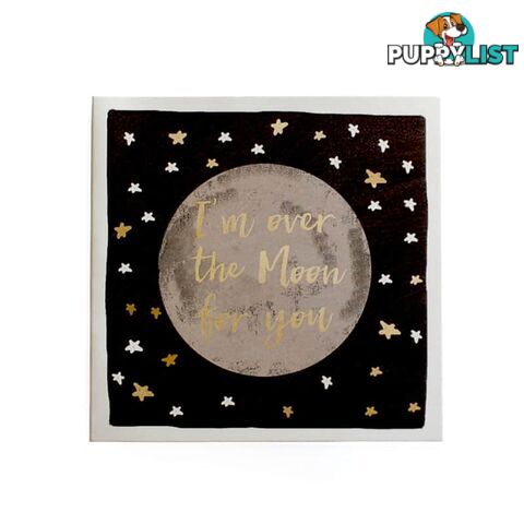 Classic Piano Gift Card - I'm over the Moon for you