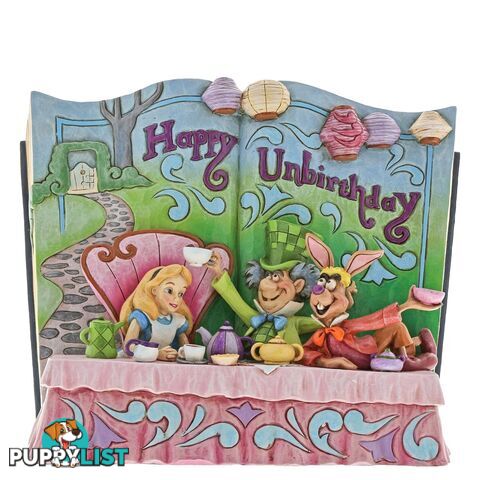 Disney Traditions - 15.5cm/6.1" Happy Unbirthday Storybook - Disney Tradition - 0045544987950