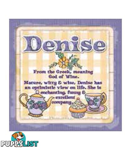 Personalised Cuppa Coasters - Denise