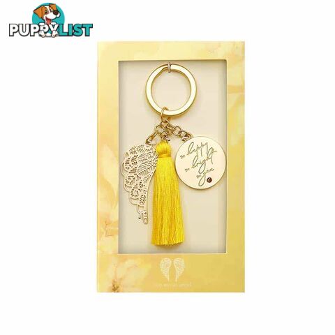 You Are An Angel Tassel Keychain - Be Happy - The Aird Group - 9316188083072