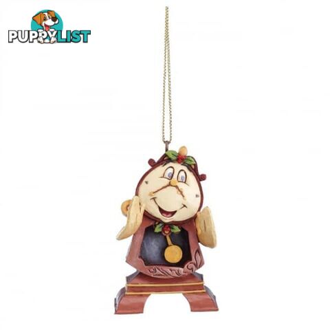 Disney Traditions - Cogsworth Hanging Ornament - Enesco - 720322214298