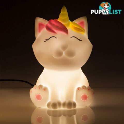 LED Caticorn Table Lamp