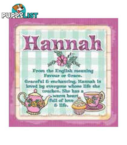 Personalised Cuppa Coasters - Hannah