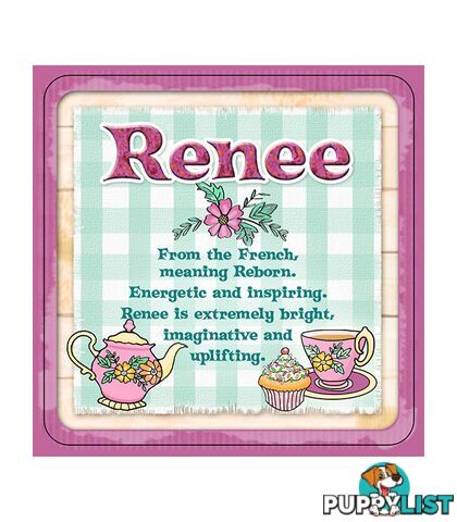 Personalised Cuppa Coasters - Renee