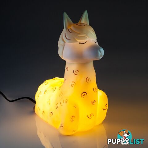 LED Alpaca Table Lamp