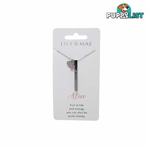 Artique - Personalised Necklace - Alice