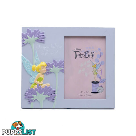 TINKER BELL: RESIN PHOTO FRAME 4 X 6 - Disney Gifts - 5017224916340