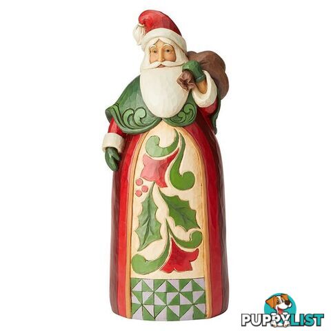 Jim Shore Heartwood Creek - Santa With Toy Bag Statue - Heartwood Creek - 028399134960