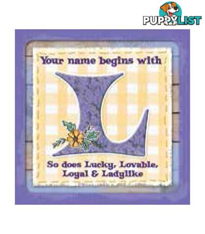 Personalised Cuppa Coasters - L (Female)