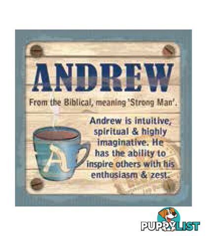 Personalised Cuppa Coasters - Andrew